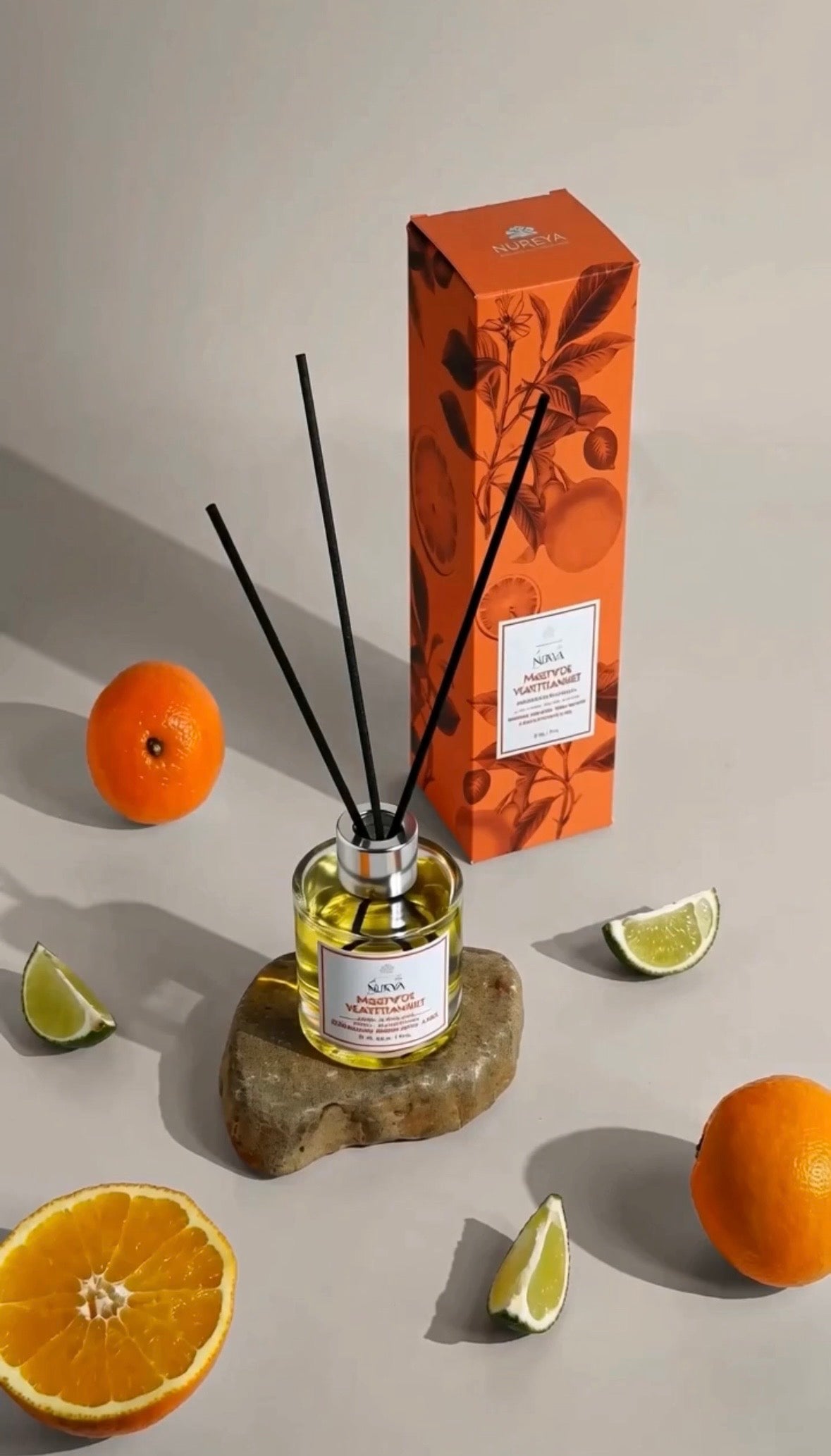 Magrada Spunky Geurstokjes – Mandarijn, Sinaasappel & Limoen | 100 ml